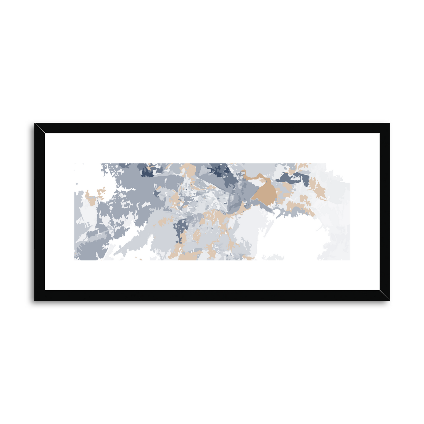 Framed Graphic Art Print, White Mat - 12x24 inches | FP-1160-7698