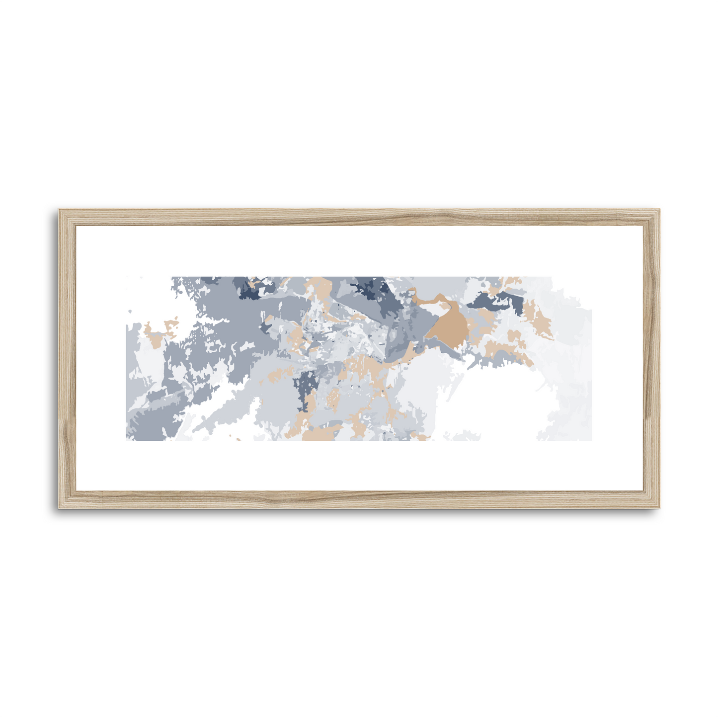 Framed Graphic Art Print, White Mat - 12x24 inches | FP-1160-7698