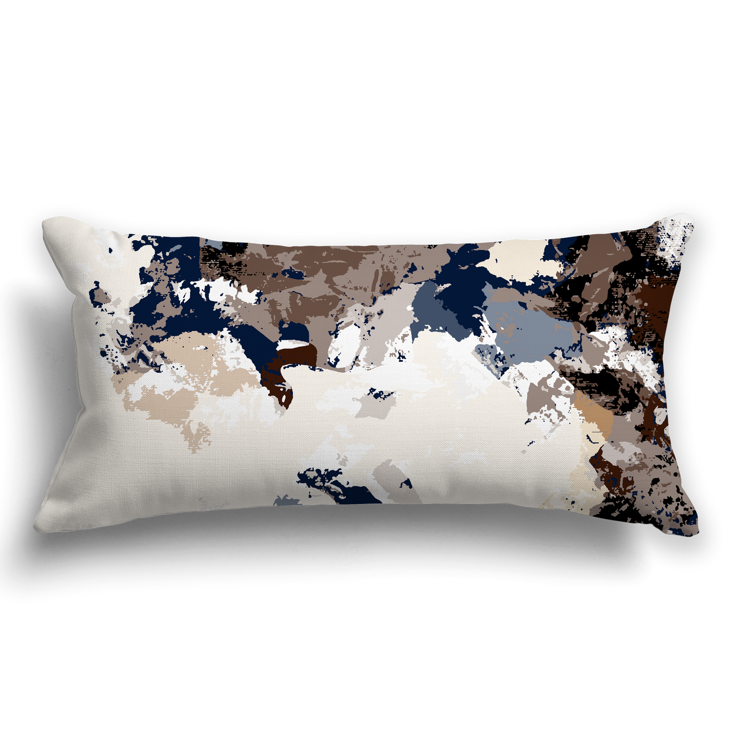 Cushion Cover with Graphic Art from the Mocha Froth Collection, CACU-1161-693, 61 x 30 cm, 24 x 12 inches
