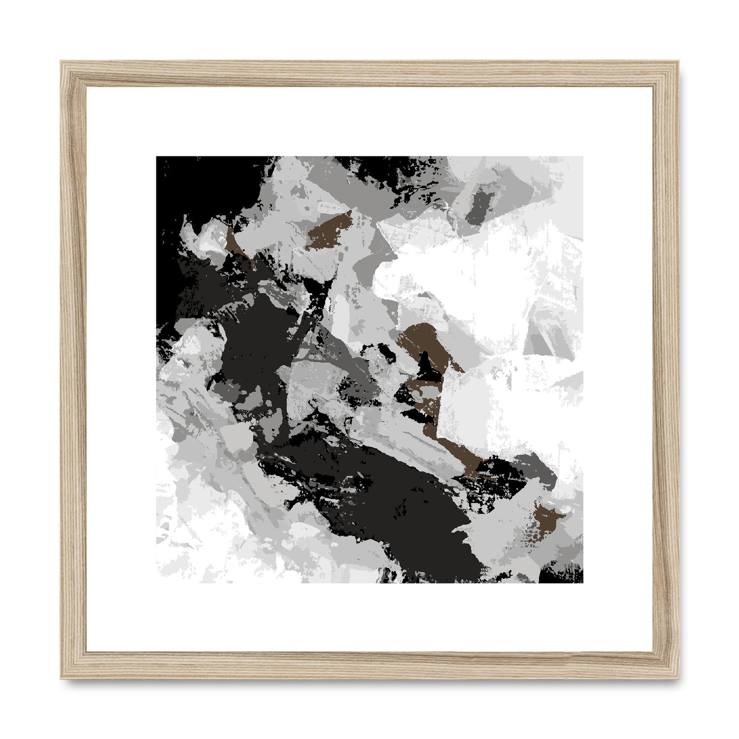 Framed Graphic Art Print, White Mat - 8x8 12x12 16x16 20x20 24x24 28x28 inches | FPS-1170-7690