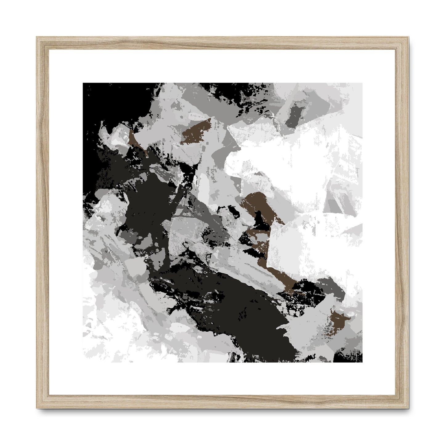 Framed Graphic Art Print, White Mat - 8x8 12x12 16x16 20x20 24x24 28x28 inches | FPS-1170-7690