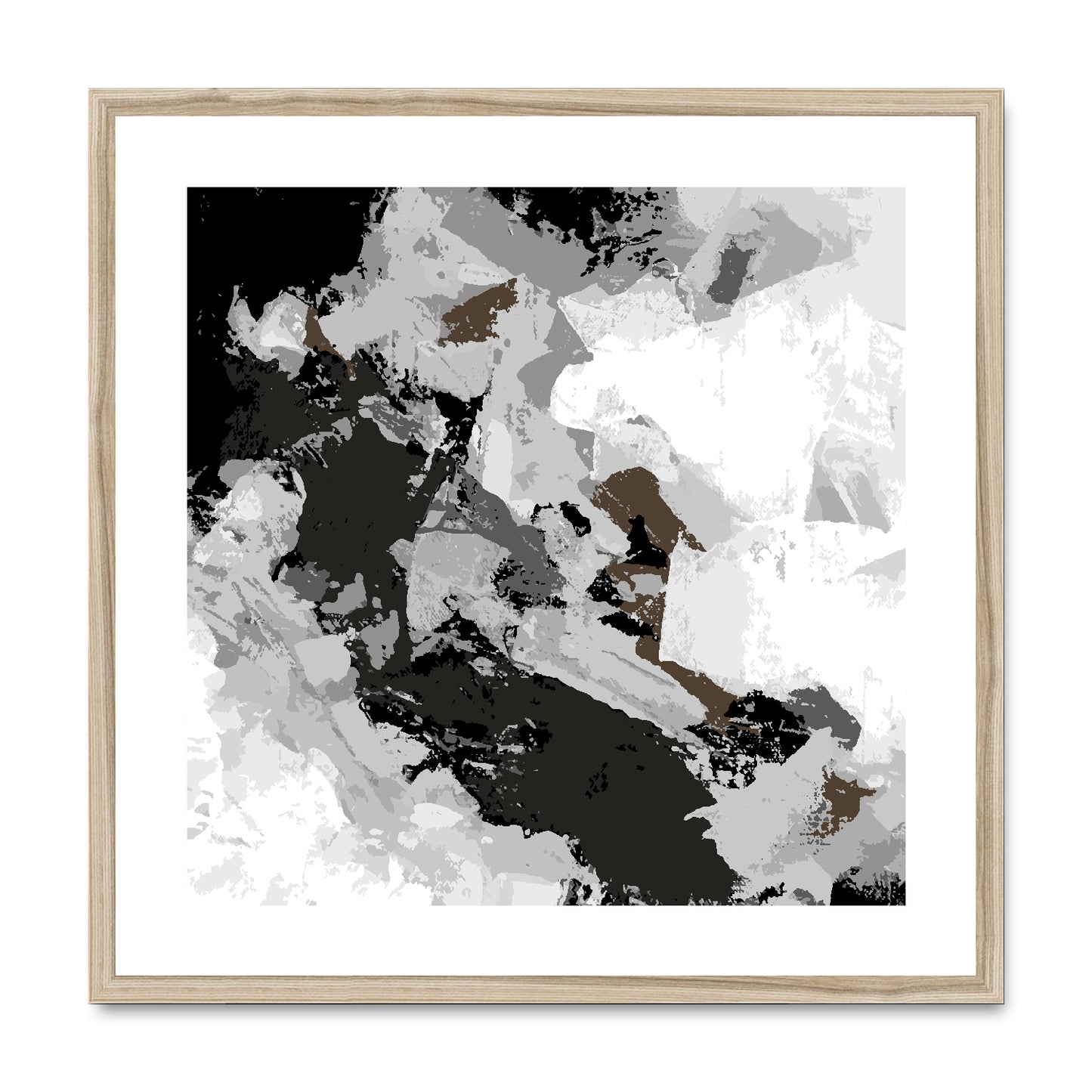 Framed Graphic Art Print, White Mat - 8x8 12x12 16x16 20x20 24x24 28x28 inches | FPS-1170-7690