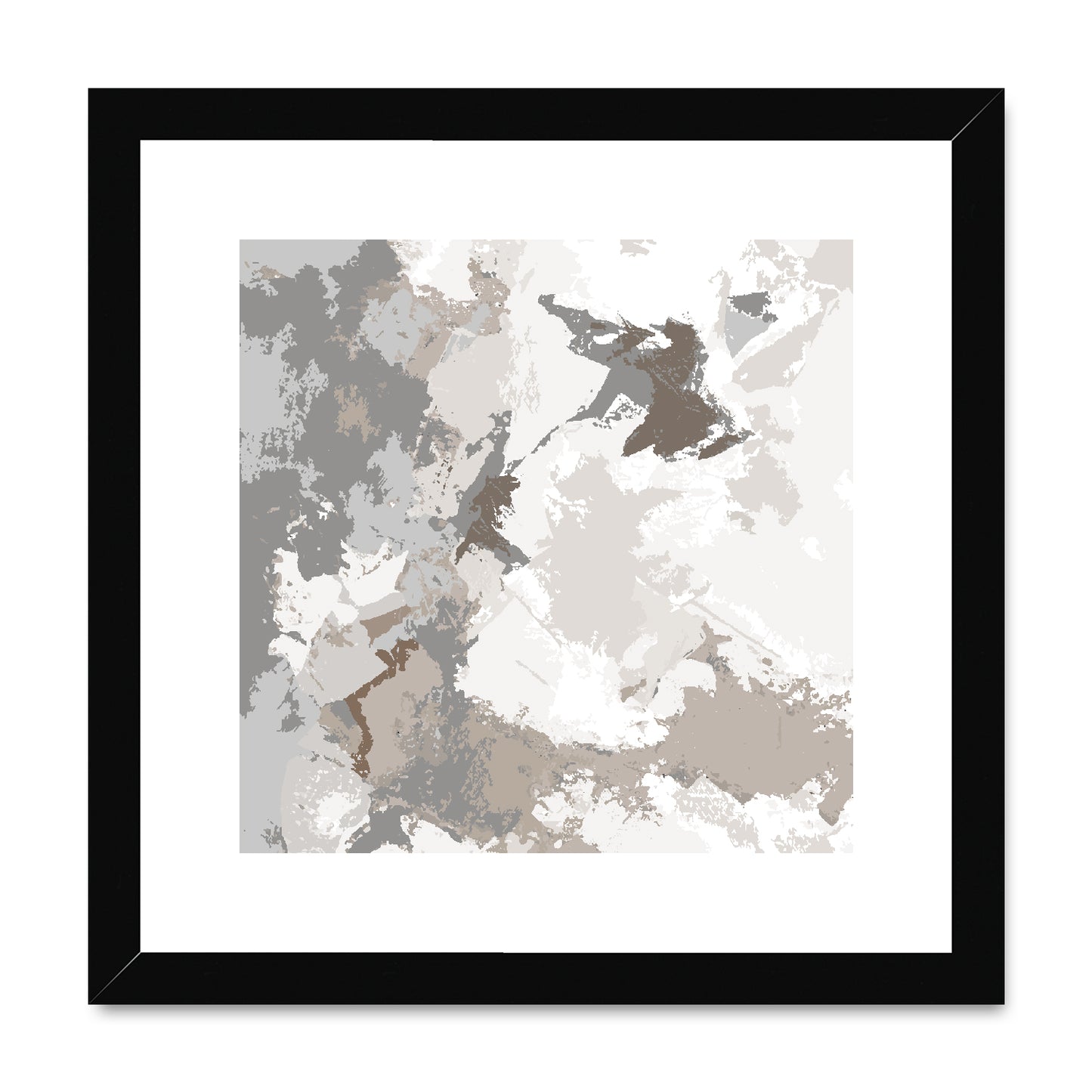 Framed Graphic Art Print, White Mat - 8x8 12x12 16x16 20x20 24x24 28x28 inches | FPS-1170-7691