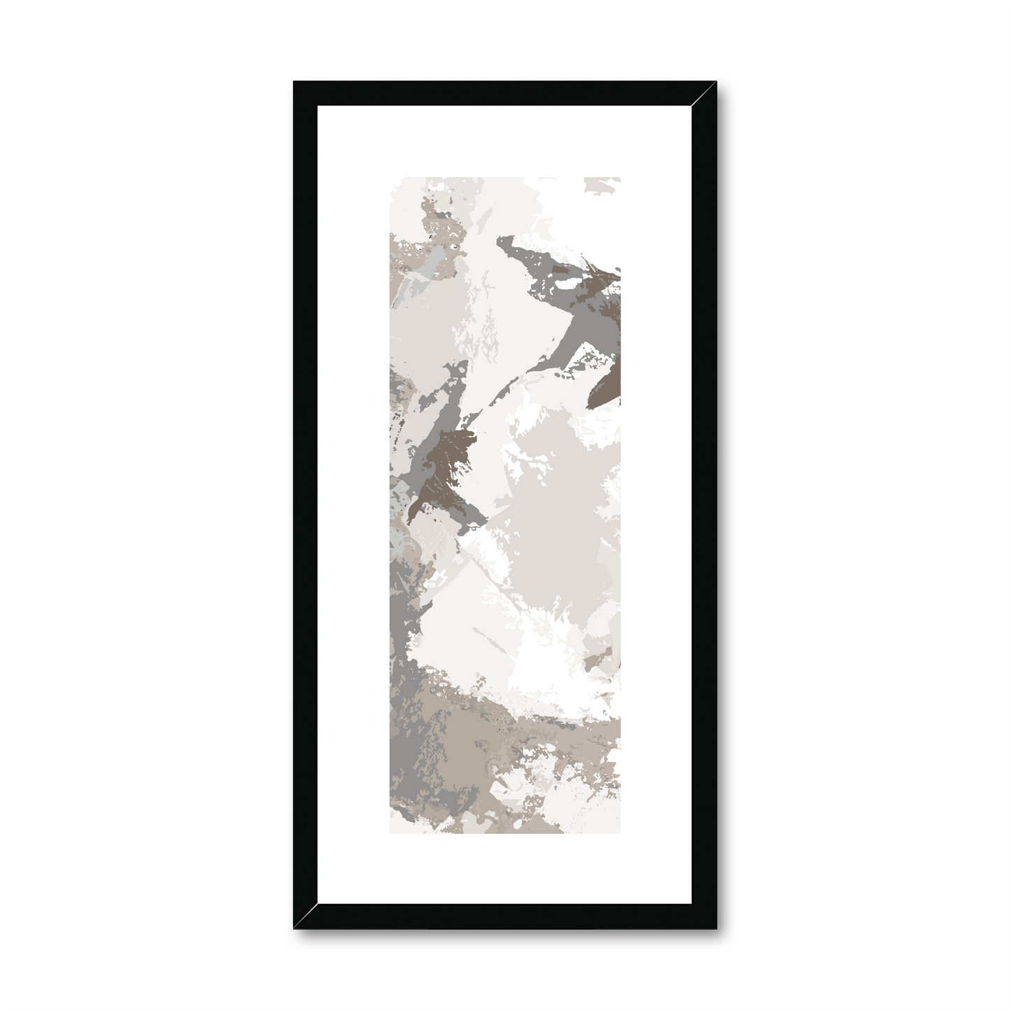 Framed Graphic Art Print, White Mat - 12x24 inches | FP-1170-7691
