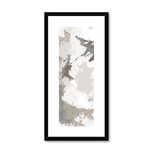 Framed Graphic Art Print, White Mat - 12x24 inches | FP-1170-7691