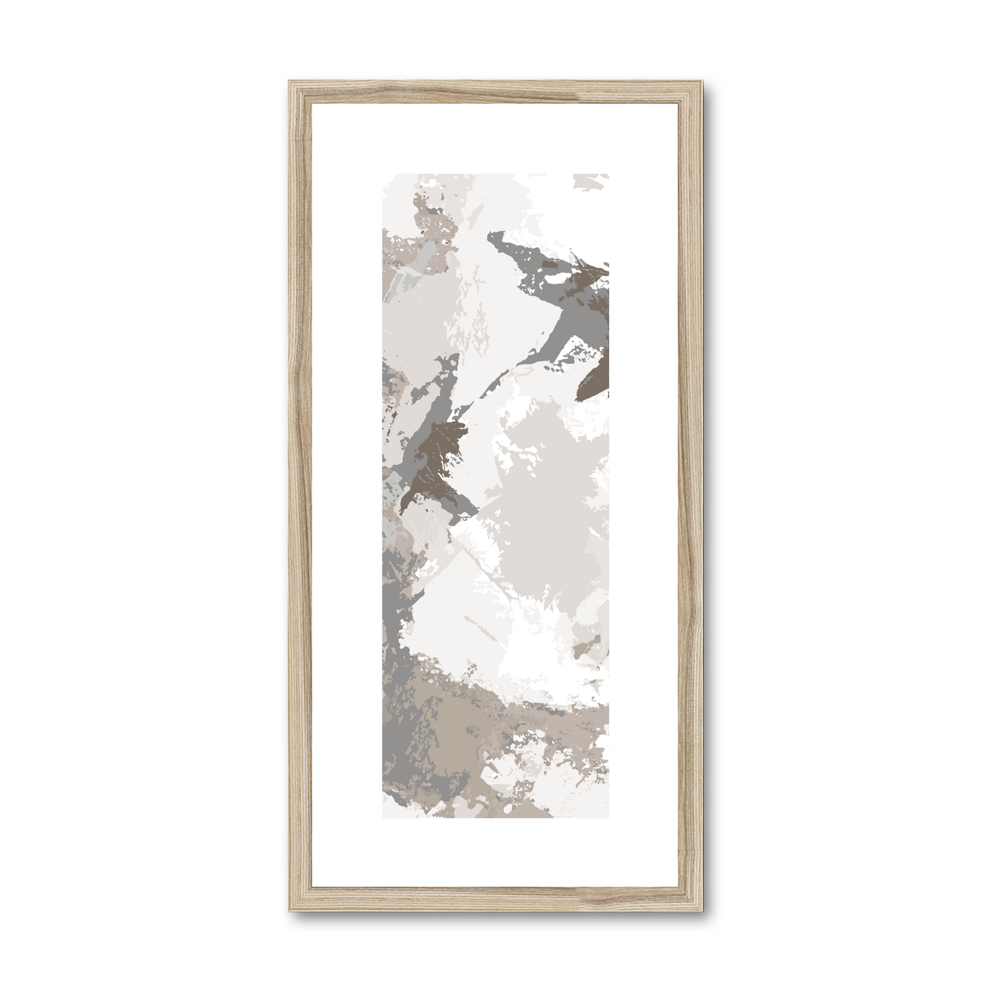 Framed Graphic Art Print, White Mat - 12x24 inches | FP-1170-7691