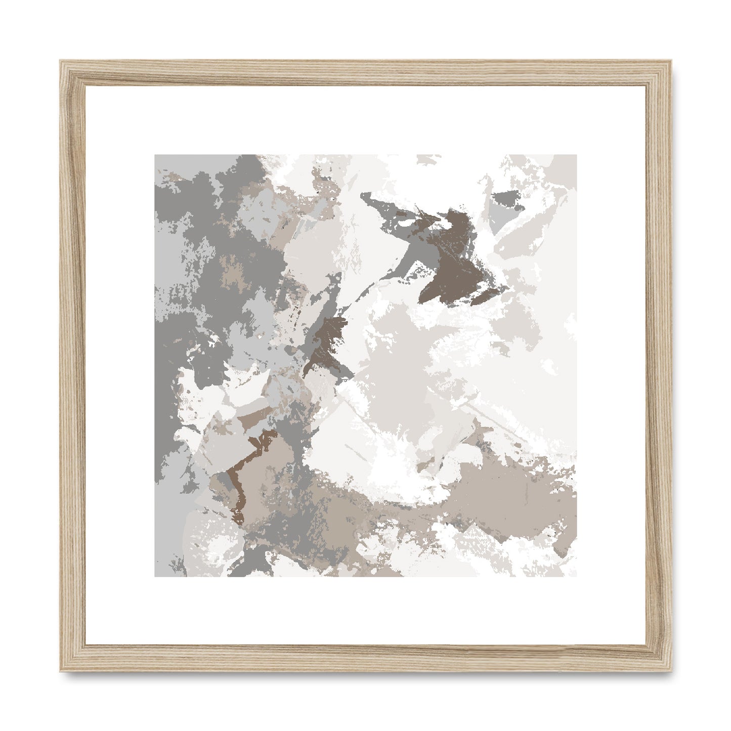 Framed Graphic Art Print, White Mat - 8x8 12x12 16x16 20x20 24x24 28x28 inches | FPS-1170-7691