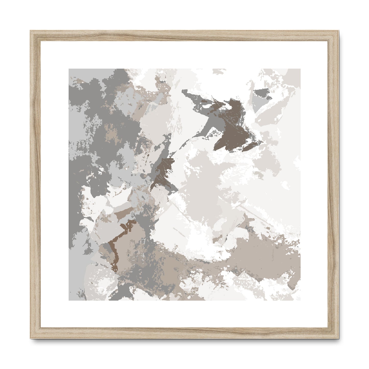Framed Graphic Art Print, White Mat - 8x8 12x12 16x16 20x20 24x24 28x28 inches | FPS-1170-7691