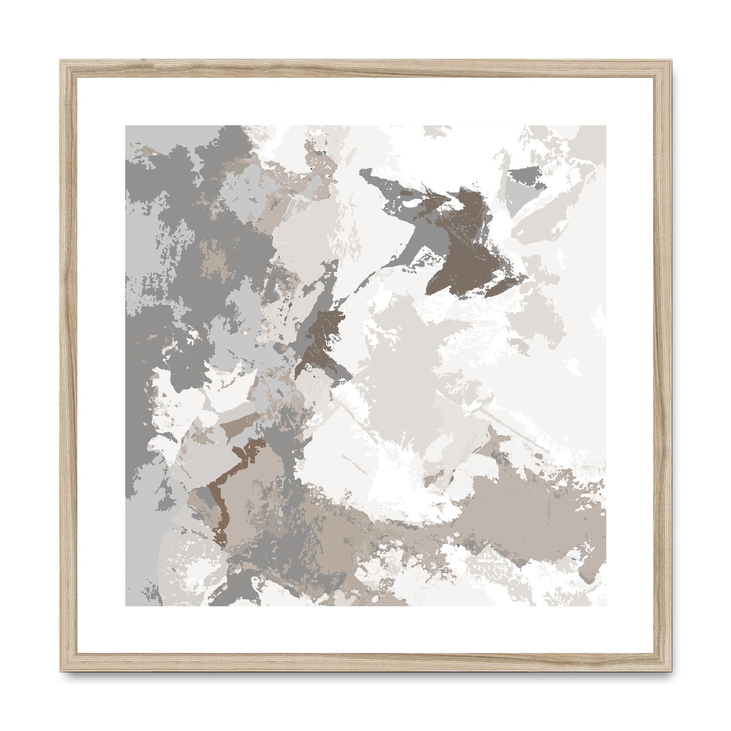 Framed Graphic Art Print, White Mat - 8x8 12x12 16x16 20x20 24x24 28x28 inches | FPS-1170-7691