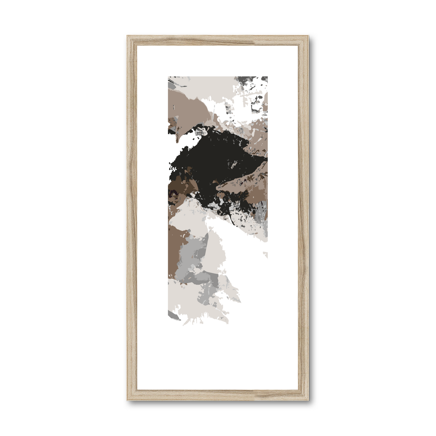 Framed Graphic Art Print, White Mat - 12x24 inches | FP-1170-7692