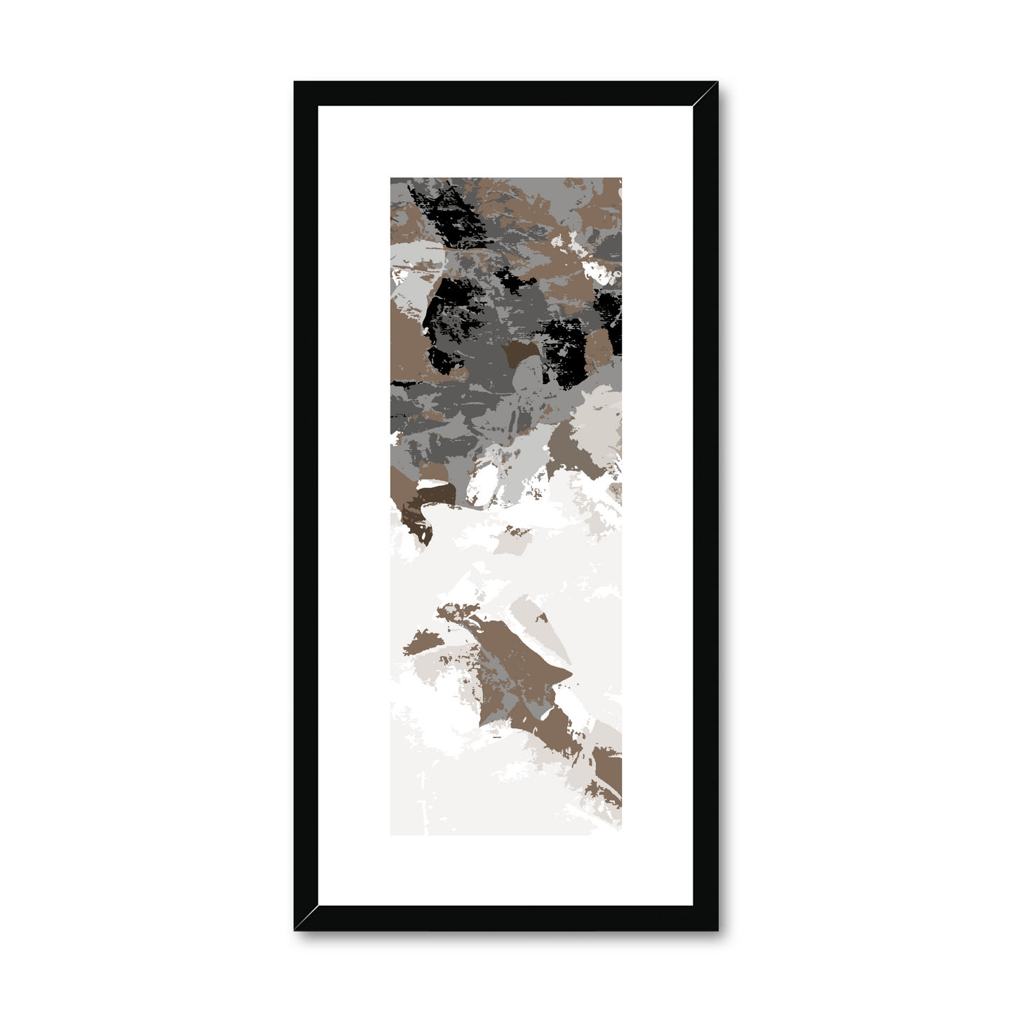 Framed Graphic Art Print, White Mat - 12x24 inches | FP-1170-7693
