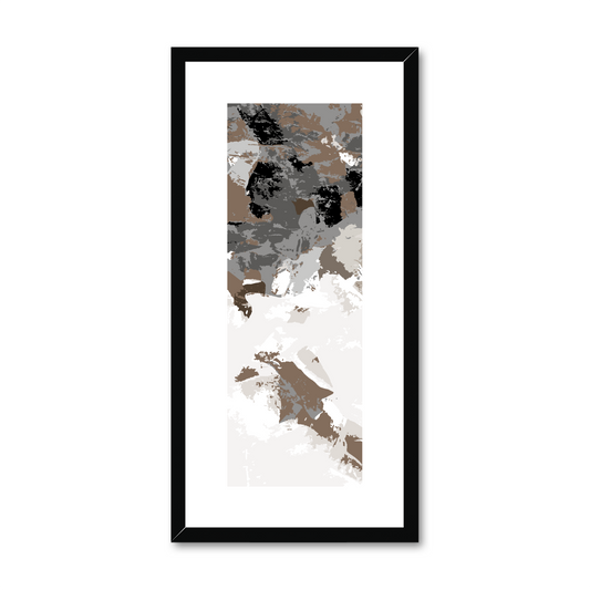 Framed Graphic Art Print, White Mat - 12x24 inches | FP-1170-7693