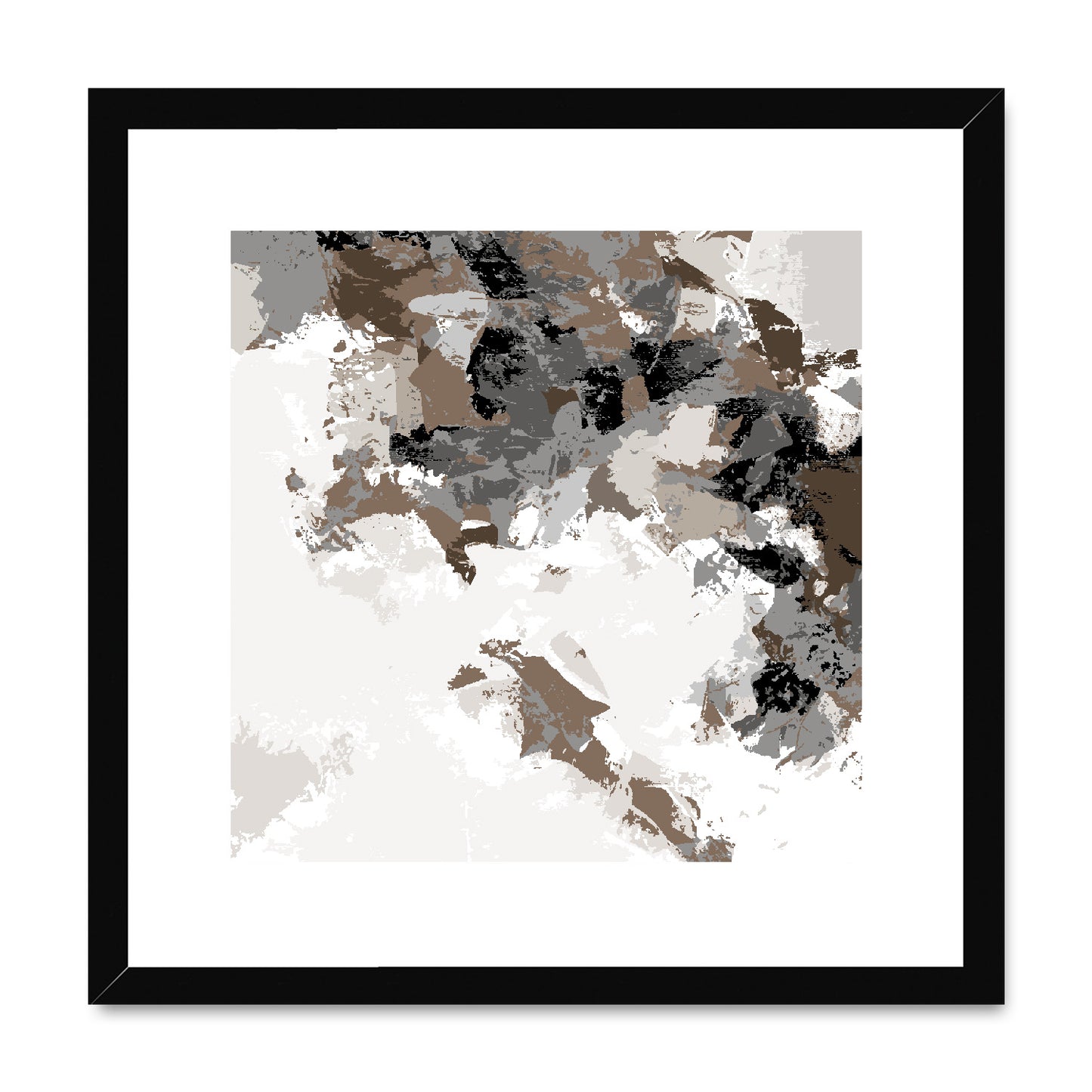 Framed Graphic Art Print, White Mat - 8x8 12x12 16x16 20x20 24x24 28x28 inches | FPS-1170-7693