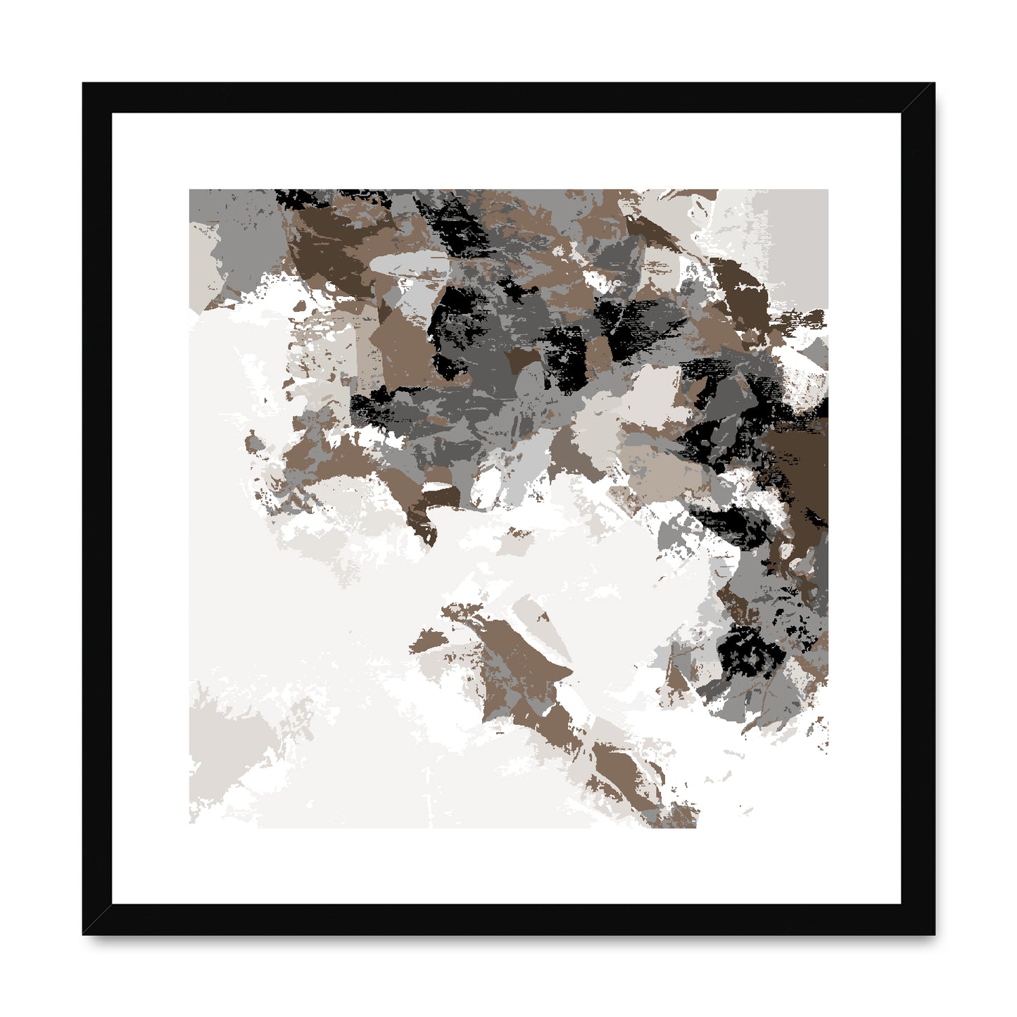 Framed Graphic Art Print, White Mat - 8x8 12x12 16x16 20x20 24x24 28x28 inches | FPS-1170-7693