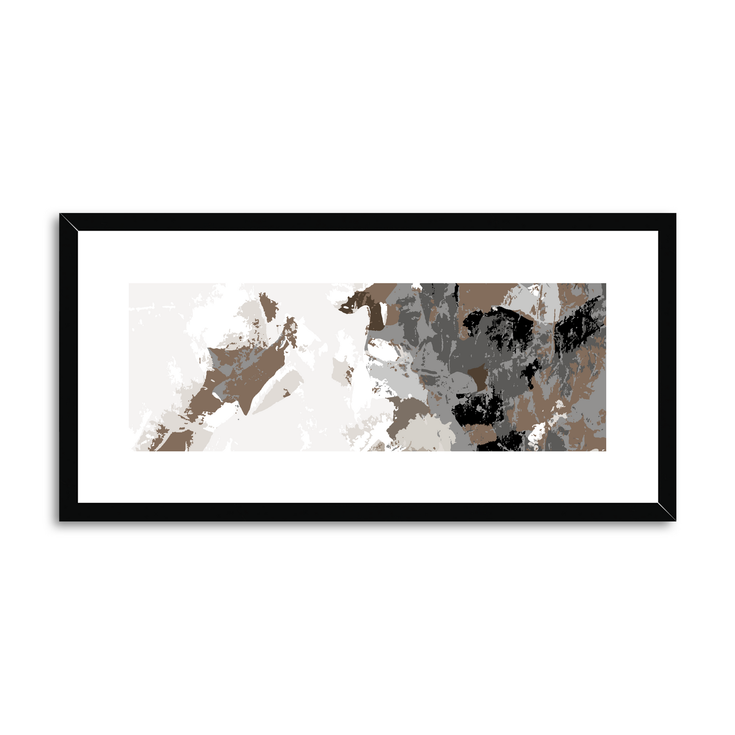 Framed Graphic Art Print, White Mat - 12x24 inches | FP-1170-7693
