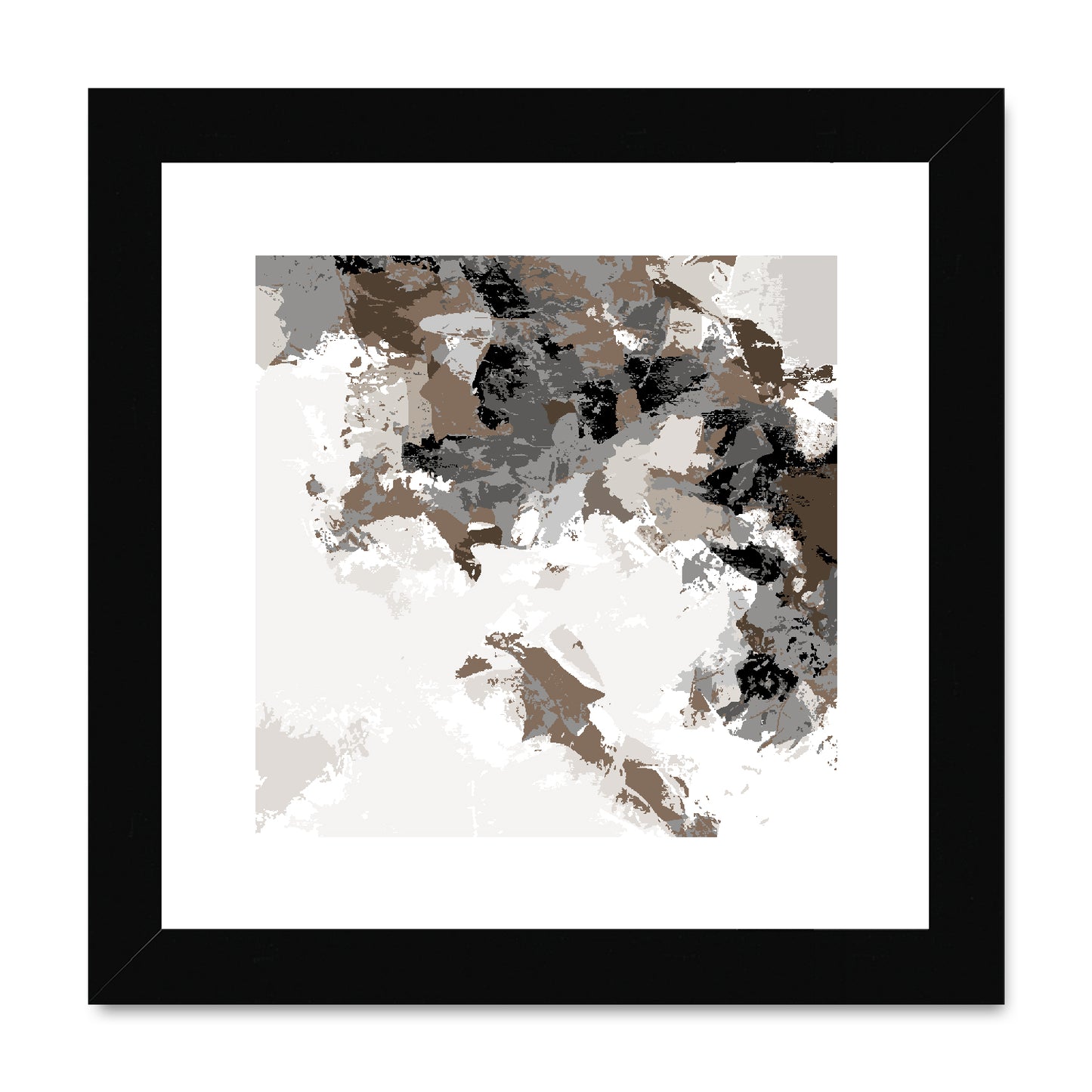 Framed Graphic Art Print, White Mat - 8x8 12x12 16x16 20x20 24x24 28x28 inches | FPS-1170-7693