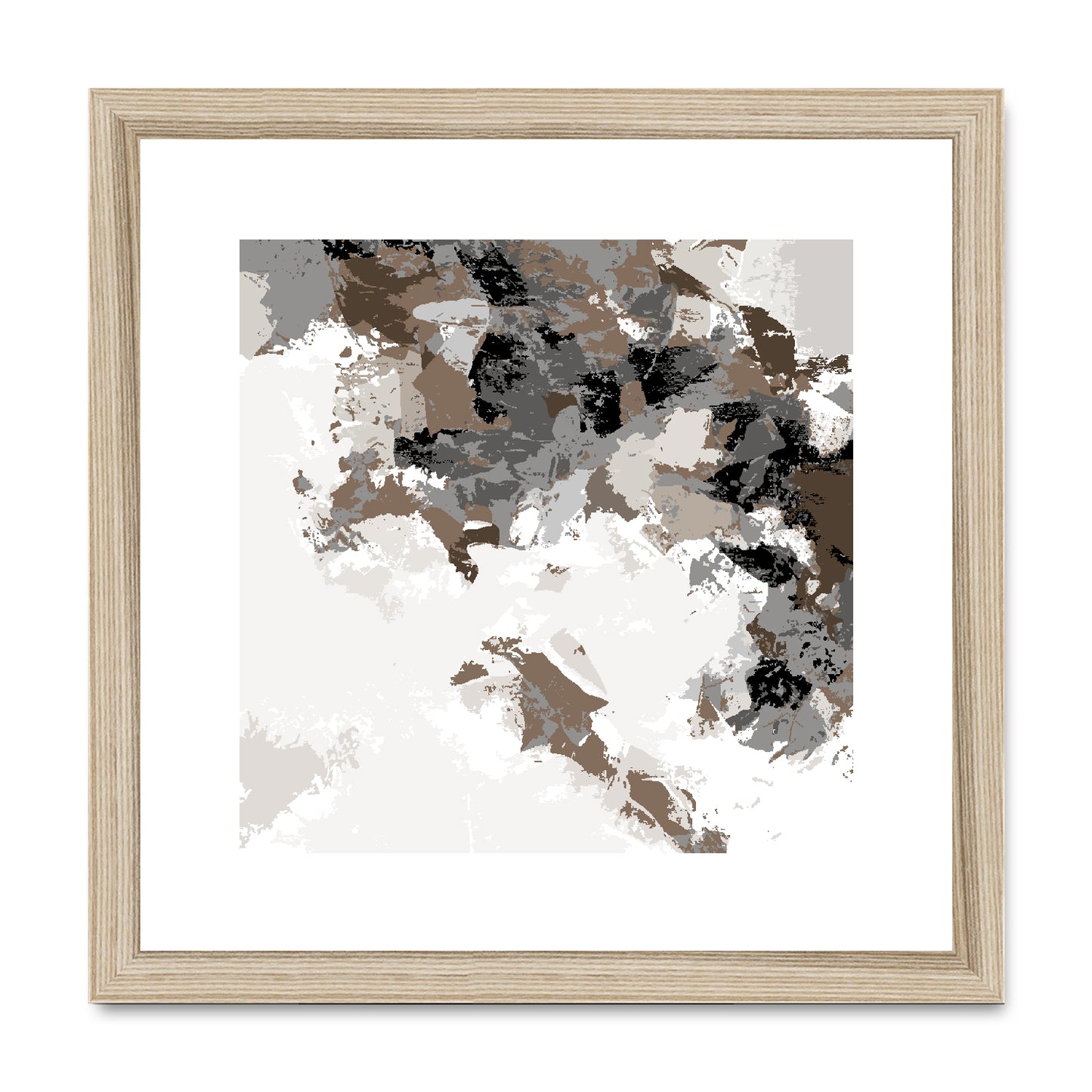 Framed Graphic Art Print, White Mat - 8x8 12x12 16x16 20x20 24x24 28x28 inches | FPS-1170-7693