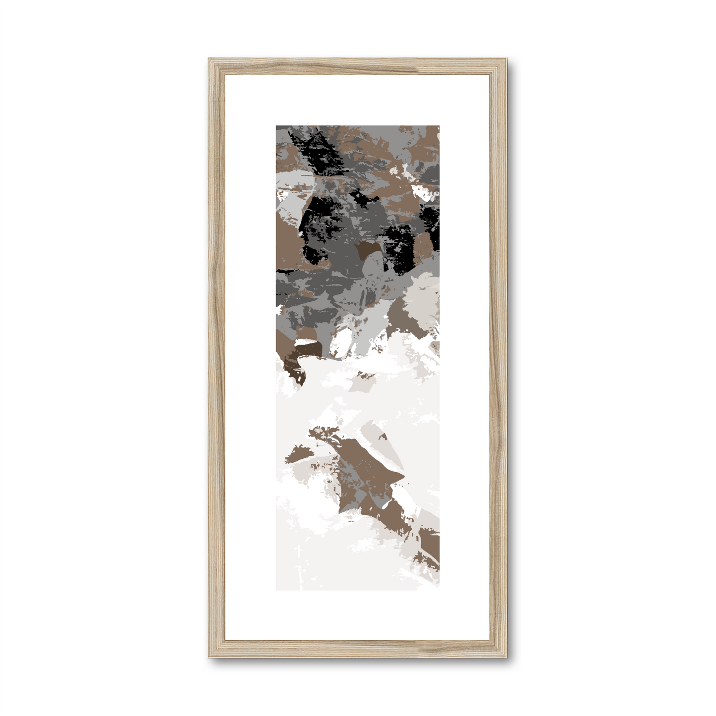 Framed Graphic Art Print, White Mat - 12x24 inches | FP-1170-7693