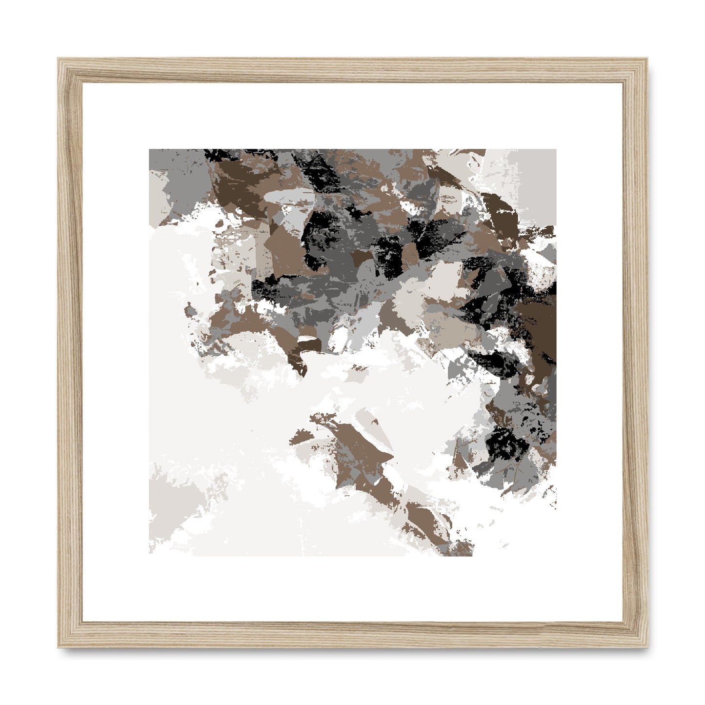 Framed Graphic Art Print, White Mat - 8x8 12x12 16x16 20x20 24x24 28x28 inches | FPS-1170-7693