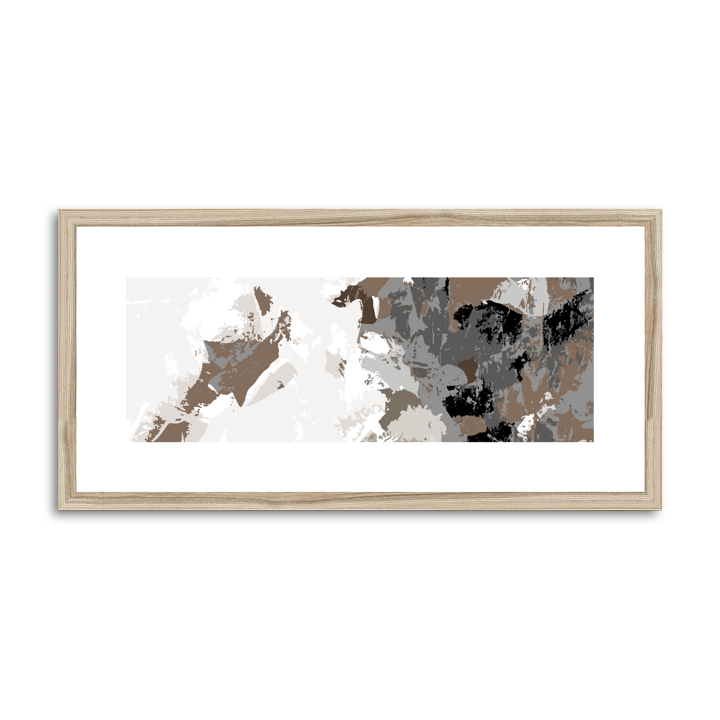 Framed Graphic Art Print, White Mat - 12x24 inches | FP-1170-7693