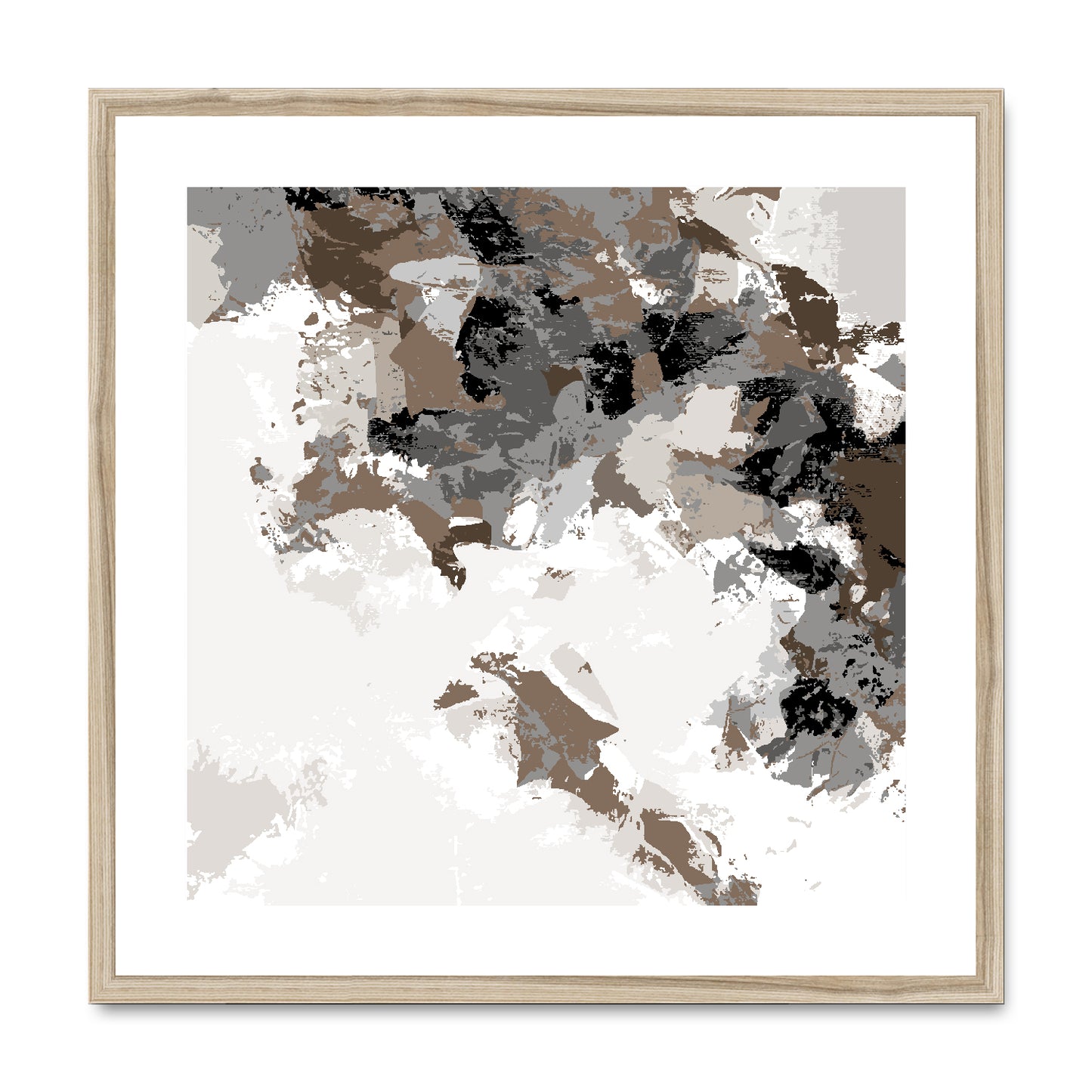 Framed Graphic Art Print, White Mat - 8x8 12x12 16x16 20x20 24x24 28x28 inches | FPS-1170-7693