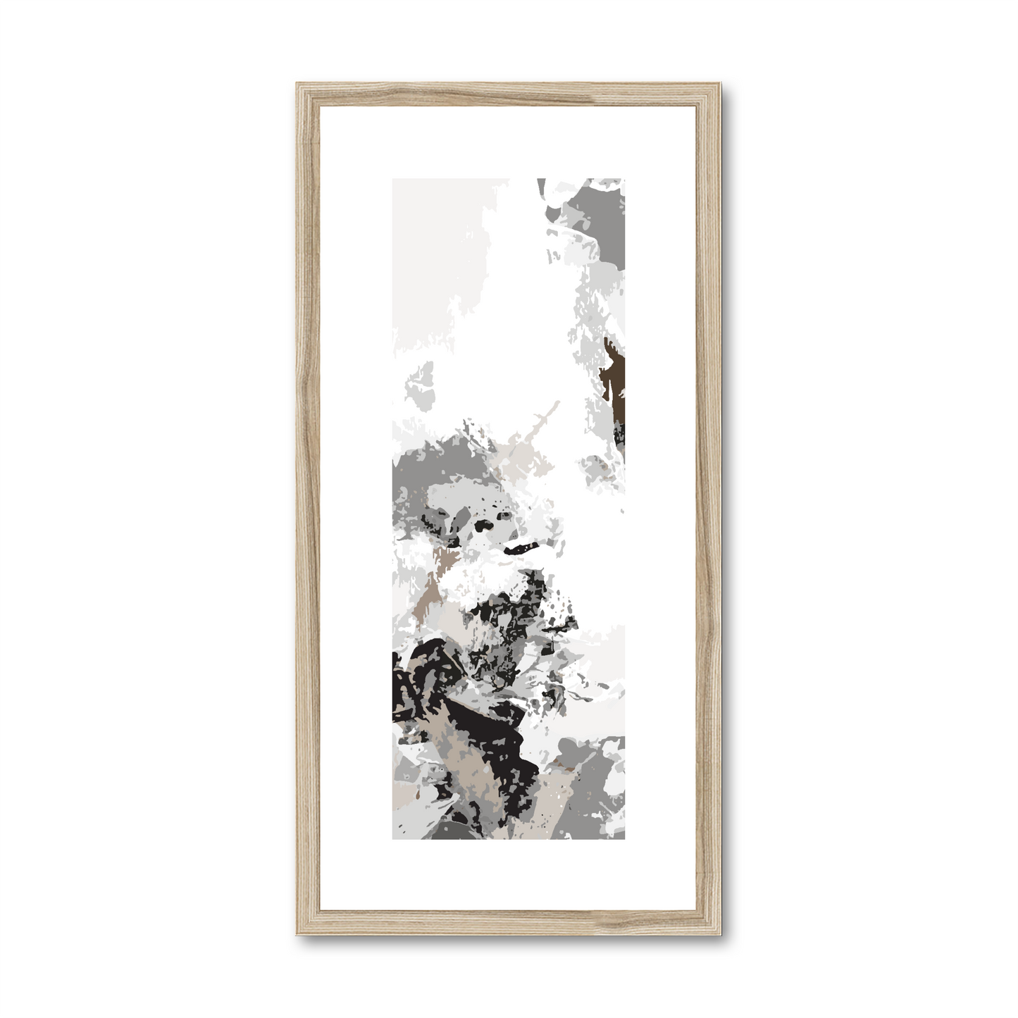 Framed Graphic Art Print, White Mat - 12x24 inches | FP-1170-7694