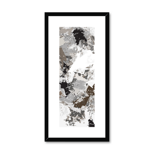 Framed Graphic Art Print, White Mat - 12x24 inches | FP-1170-7695
