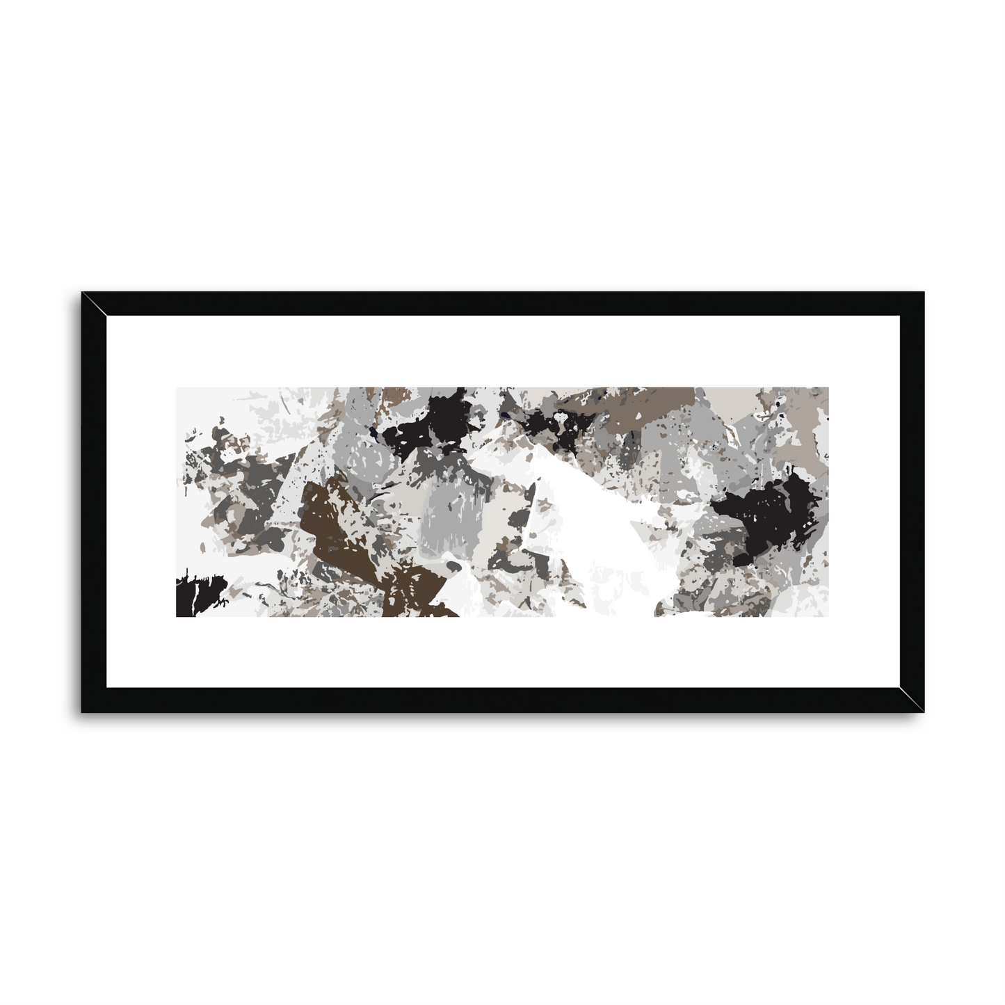 Framed Graphic Art Print, White Mat - 12x24 inches | FP-1170-7695