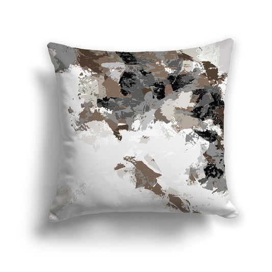 Square Throw Pillow featuring graphic art from the Castle Light Collection