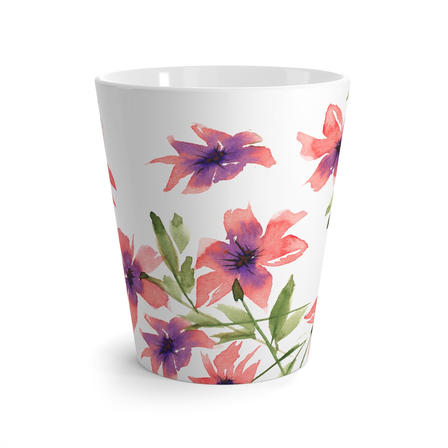 12oz Fine Art Watercolor Latte Mug | LM-1344