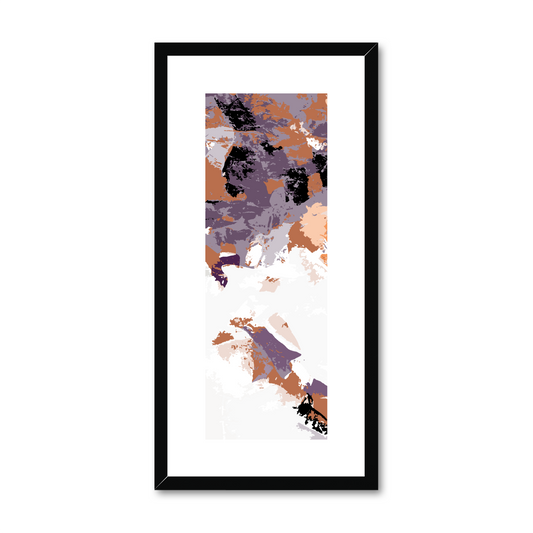 Framed Graphic Art Print, White Mat - 12x24 inches | FP-1180-7693