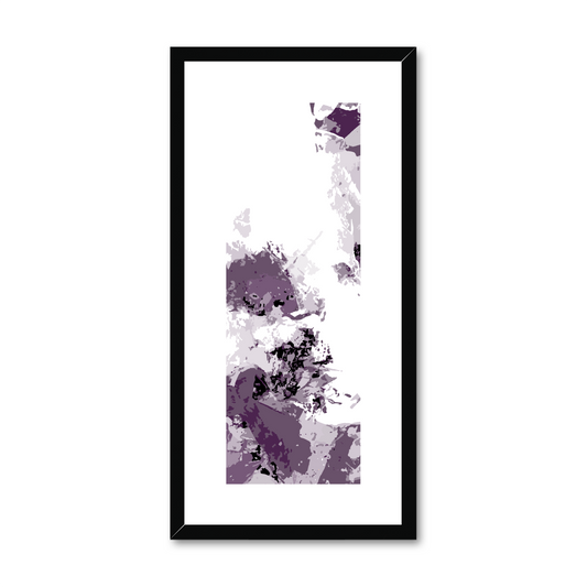 Framed Graphic Art Print, White Mat - 12x24 inches | FP-1180-7694