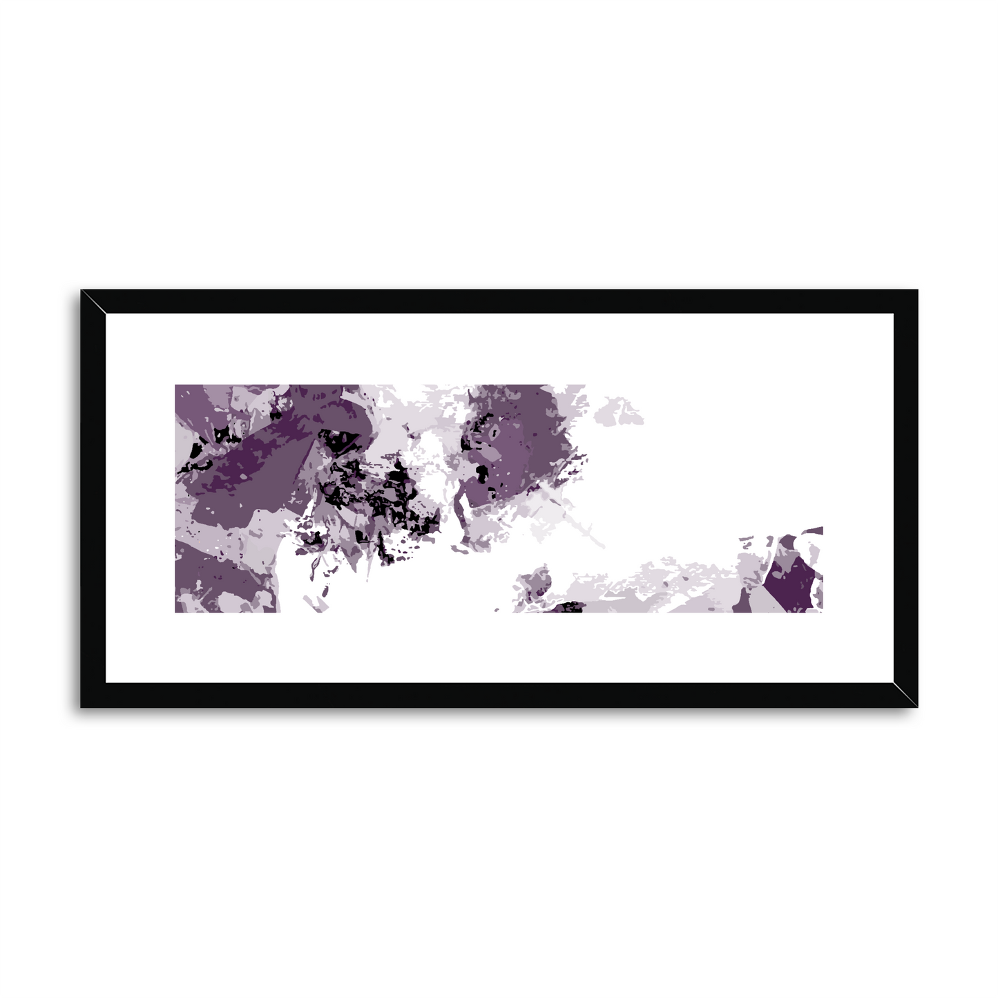 Framed Graphic Art Print, White Mat - 12x24 inches | FP-1180-7694