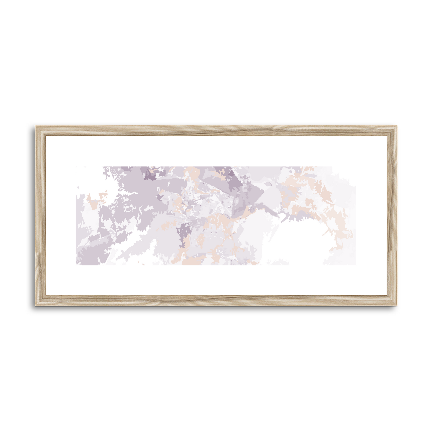 Framed Graphic Art Print, White Mat - 12x24 inches | FP-1180-7698