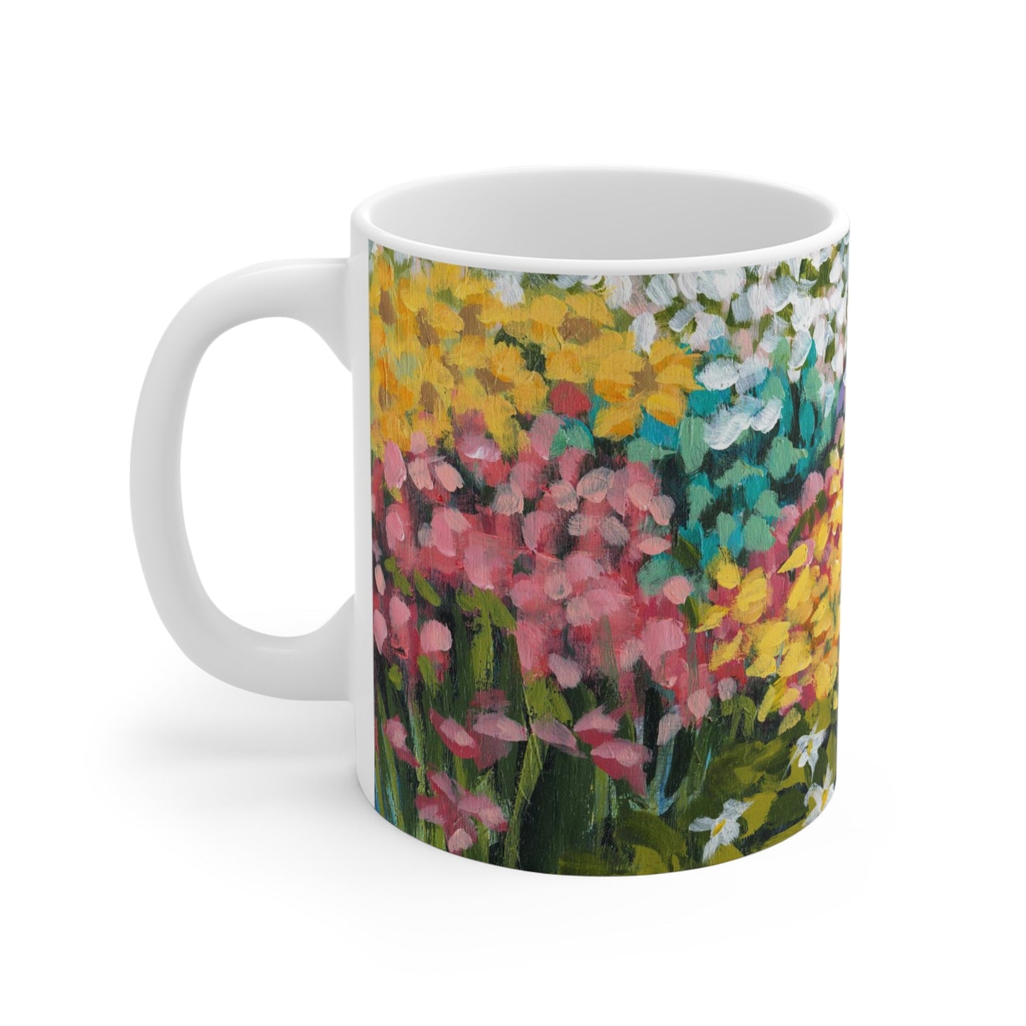 11oz Fine Art Ceramic Mug | Floral Garden, CM-1147