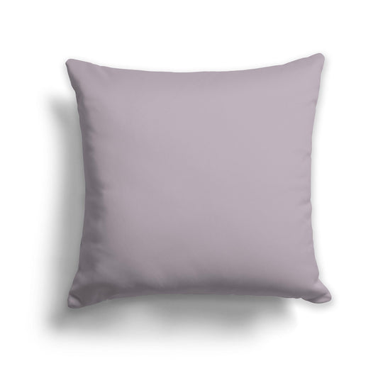 Square Throw Pillow in Solid Pale Purple