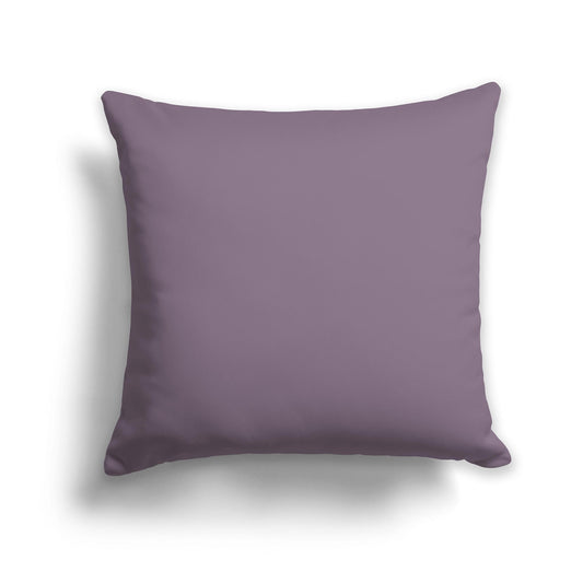 Square Throw Pillow in Solid Medium Purple
