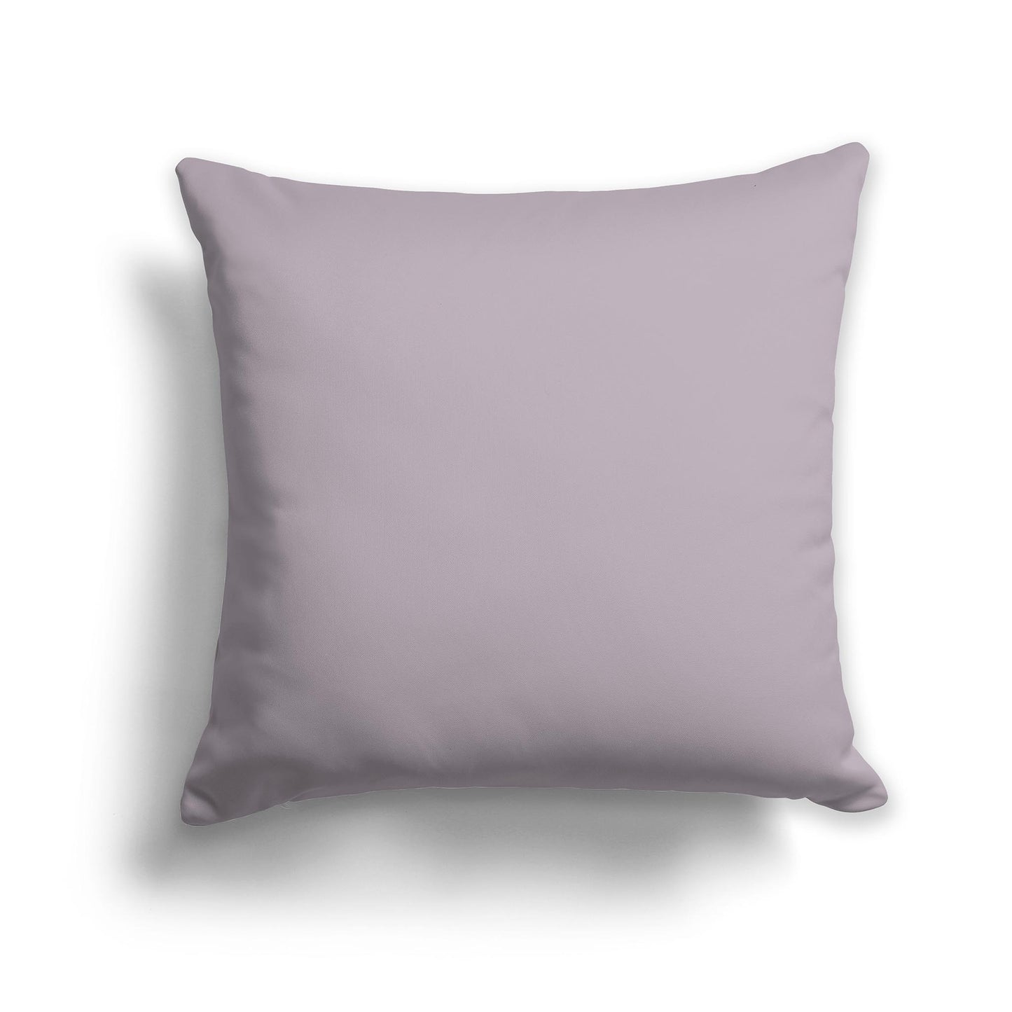 Square Throw Pillow in Solid Pale Purple