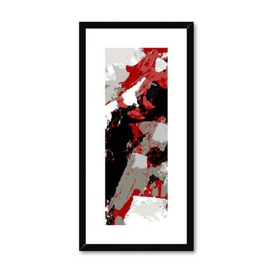 Framed Graphic Art Print, White Mat - 12x24 inches | FP-1190-7688