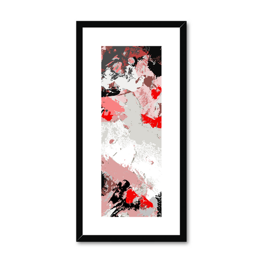 Framed Graphic Art Print, White Mat - 12x24 inches | FP-1190-7689