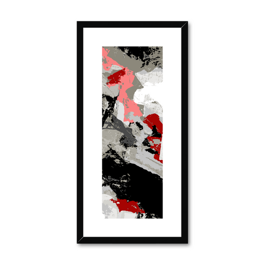 Framed Graphic Art Print, White Mat - 12x24 inches | FP-1190-7690