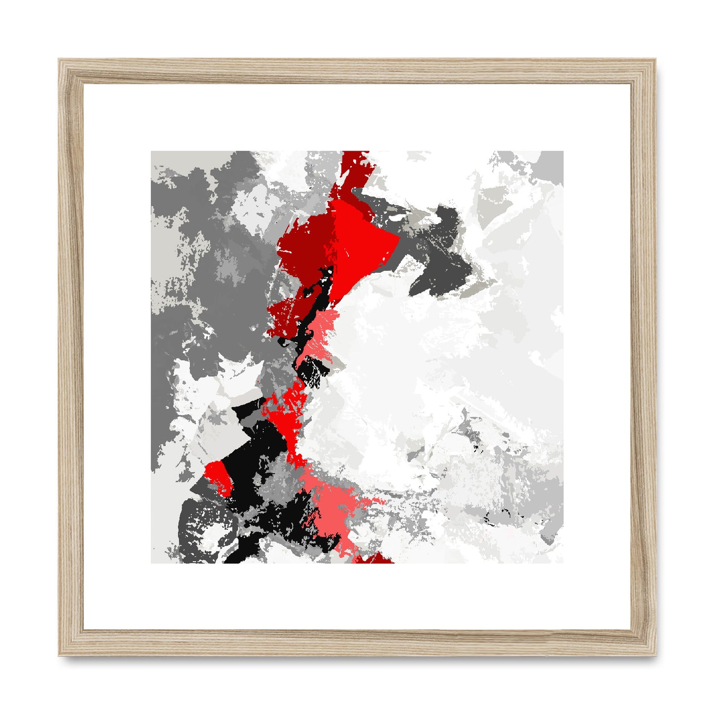 Framed Graphic Art Print, White Mat - 8x8 12x12 16x16 20x20 24x24 28x28 inches | FPS-1190-7691