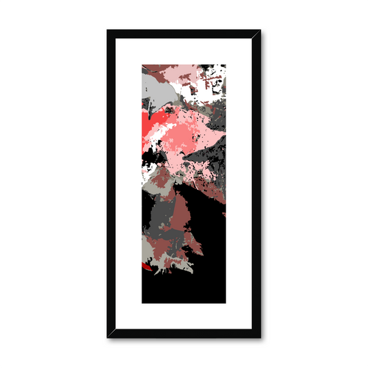 Framed Graphic Art Print, White Mat - 12x24 inches | FP-1190-7692