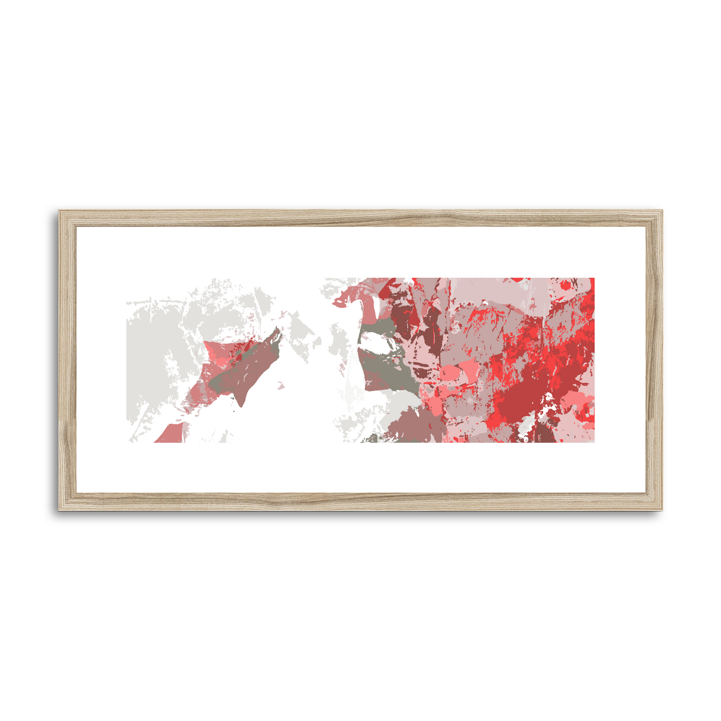 Framed Graphic Art Print, White Mat - 12x24 inches | FP-1190-7693