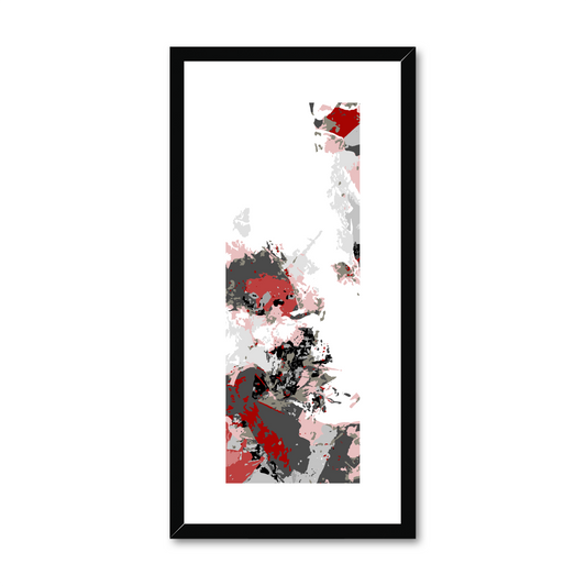Framed Graphic Art Print, White Mat - 12x24 inches | FP-1190-7694
