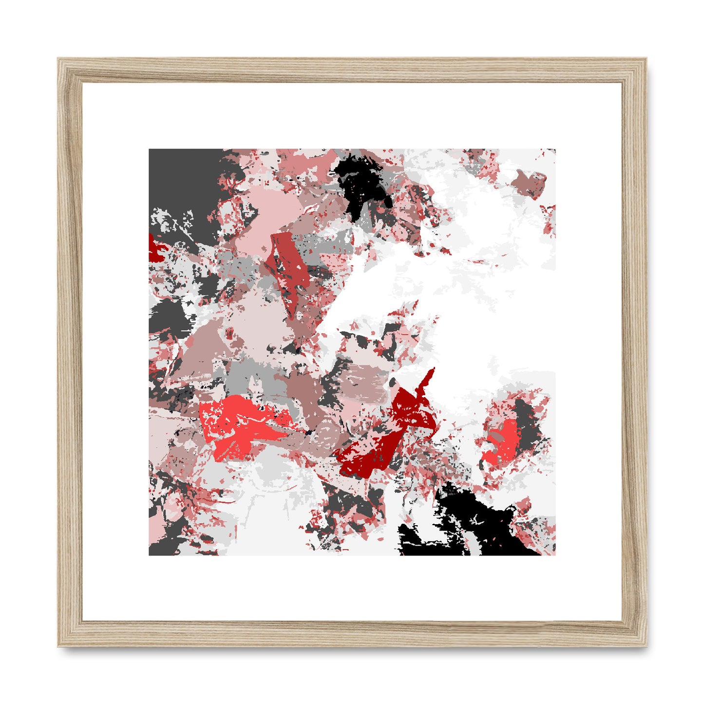Framed Graphic Art Print, White Mat - 8x8 12x12 16x16 20x20 24x24 28x28 inches | FPS-1190-7695