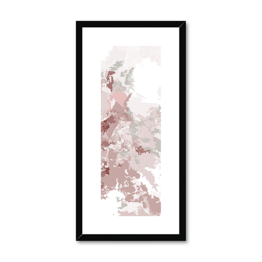 Framed Graphic Art Print, White Mat - 12x24 inches | FP-1190-7698