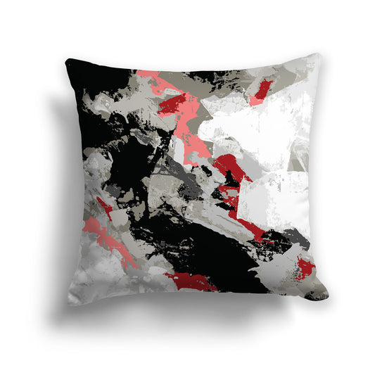 Square Throw Pillow featuring graphic art from the Cherry Orchard Collection