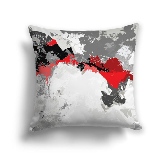 Square Throw Pillow featuring graphic art from the Cherry Orchard Collection