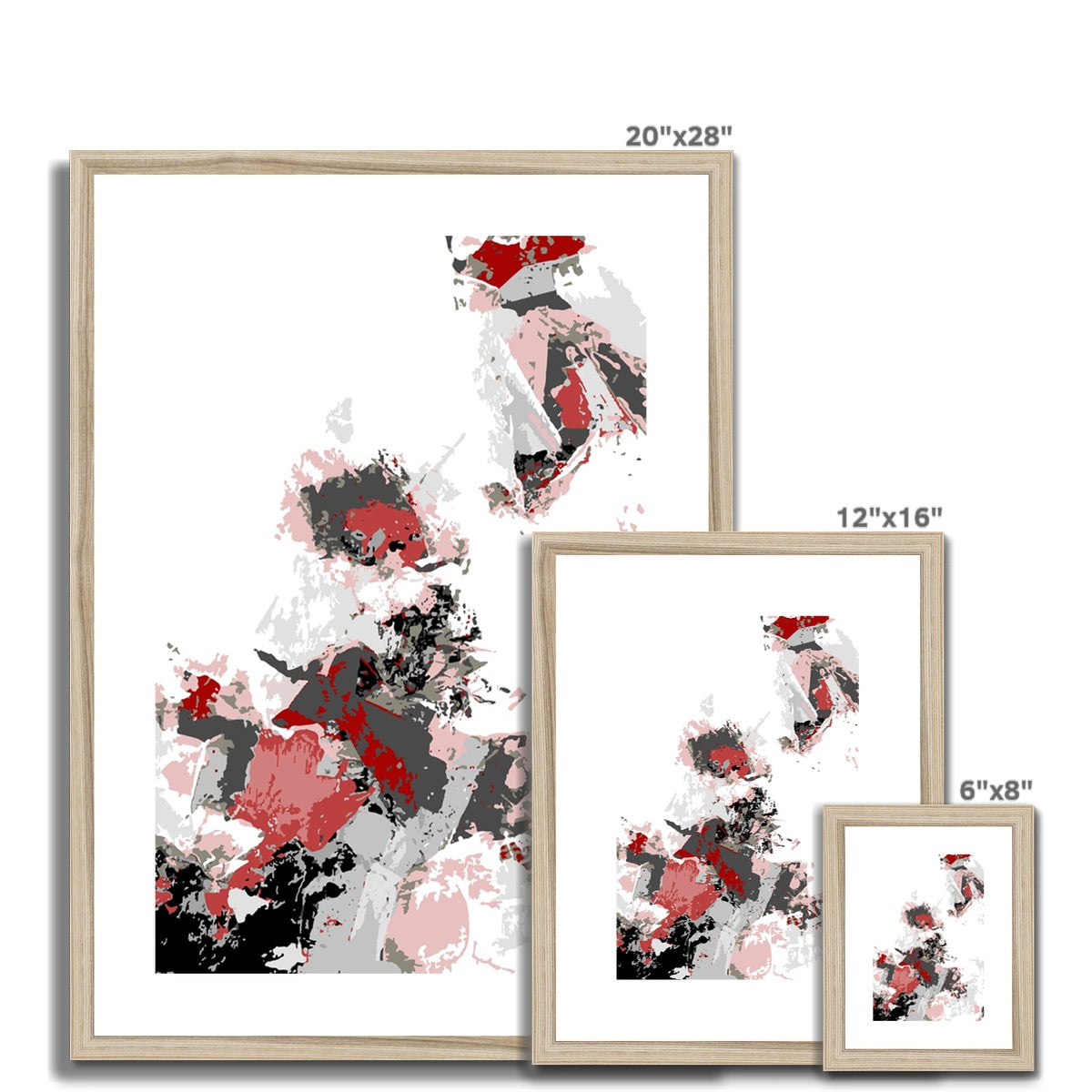 Framed Graphic Art Print, White Mat - 6x8, 8x12, 11x14, 12x16, 16x20, 18x24, 20x28 inches | FPV-1190-7694